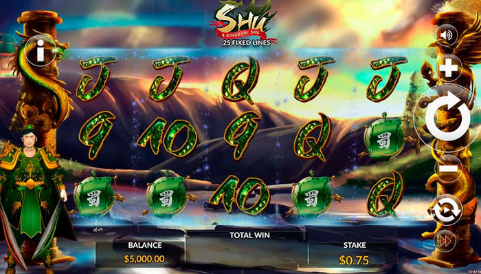 Three Kingdom Shu slot gameplay